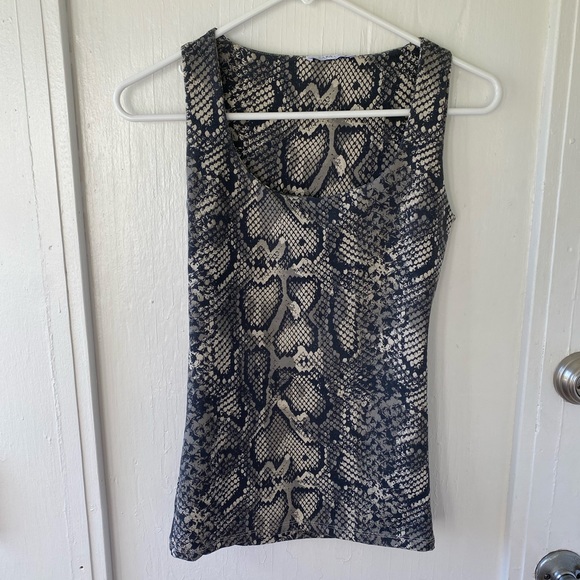 ZARA Snake Print Sleeveless Tank - Picture 8 of 9